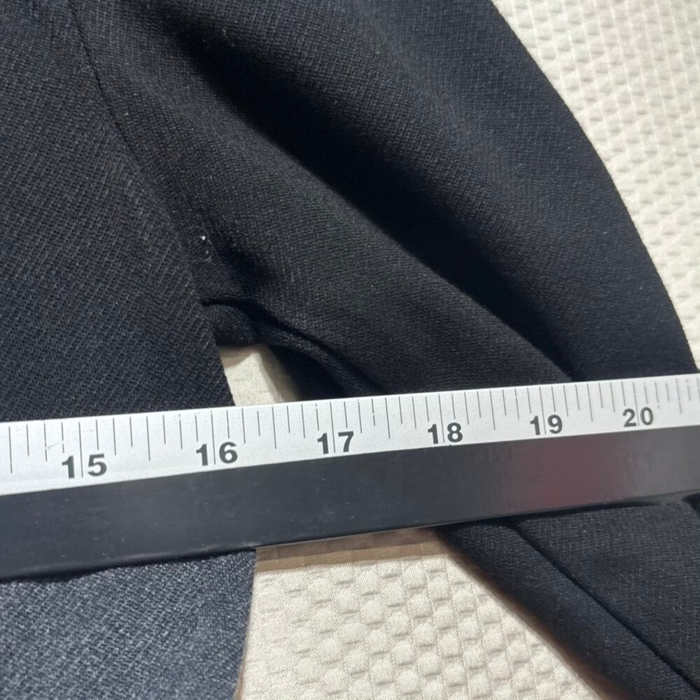 CAbi Love Carol Black Gray Colorblock Long Jacket Coat Size Small Convertible - Picture 10 of 12